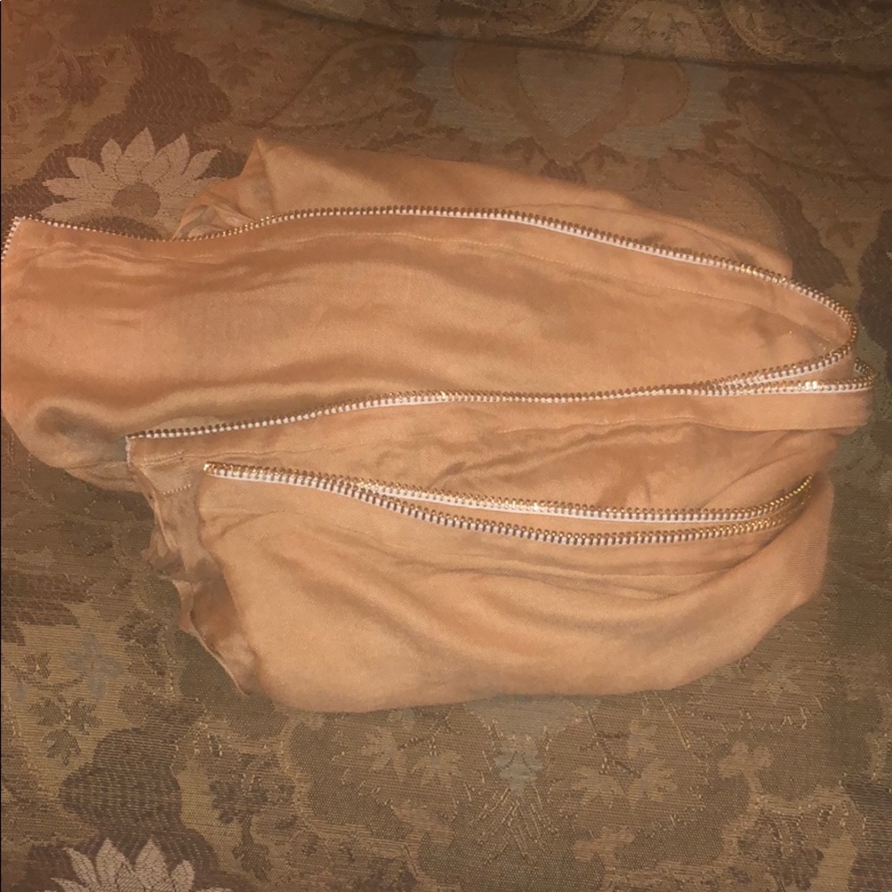 Velascarves vela scarf hijab camel zipper edge